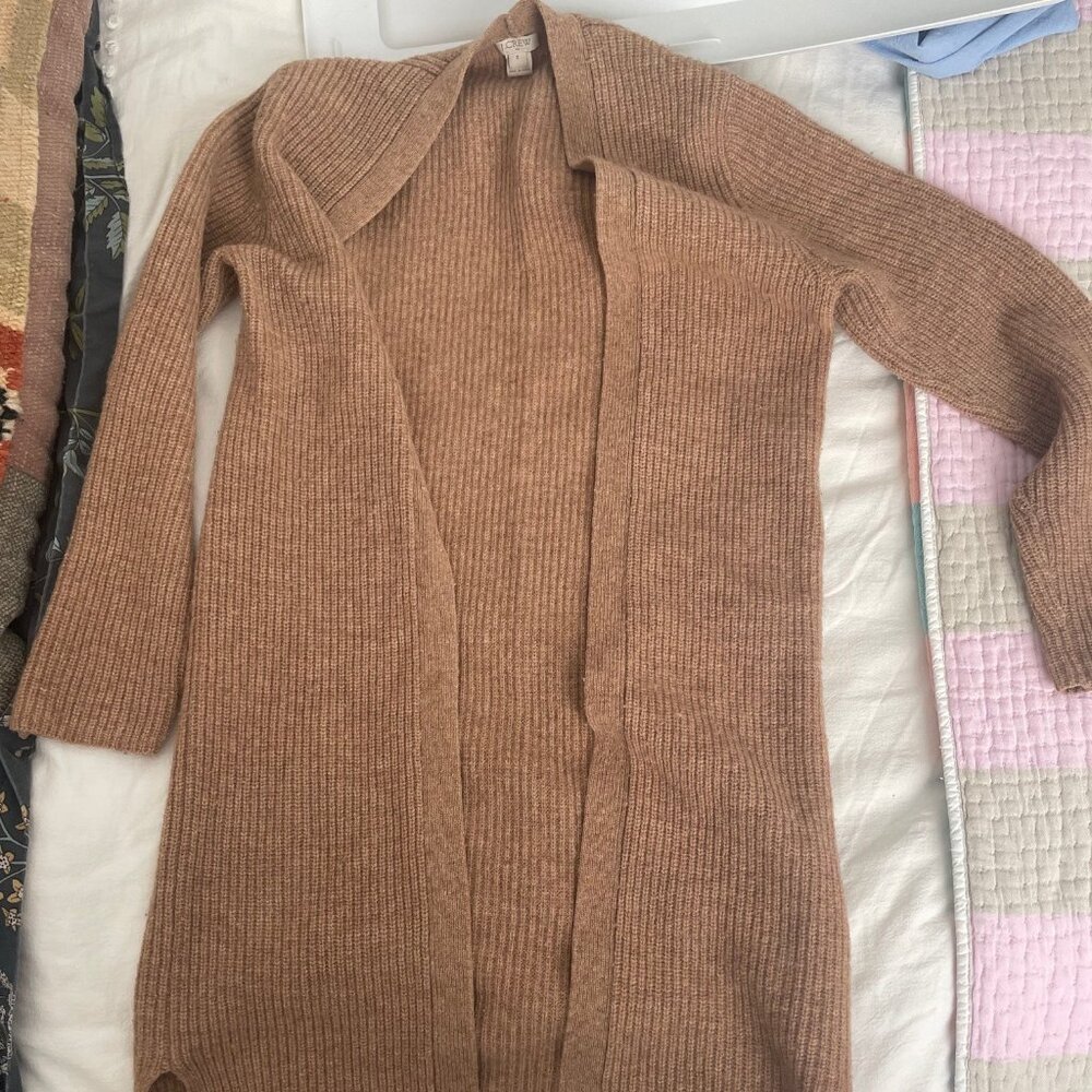 Womens J Crew Wool/Blend Duster